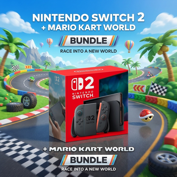 Nintendo Switch 2 256GB Console + Mario Kart World Bundle